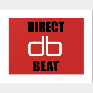 Direct Beat Old School T-shirt Logo Posters and Art